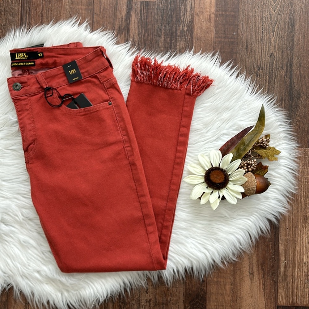 🍁LUCKY AND BLESSED | Mid Rise | Ankle Skinny Fit Jeans | Size 10